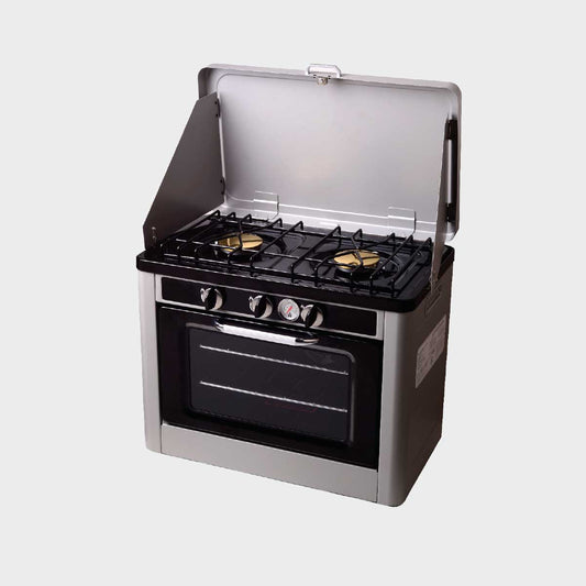 Dewhot 2 Burner Stove and Oven Combi