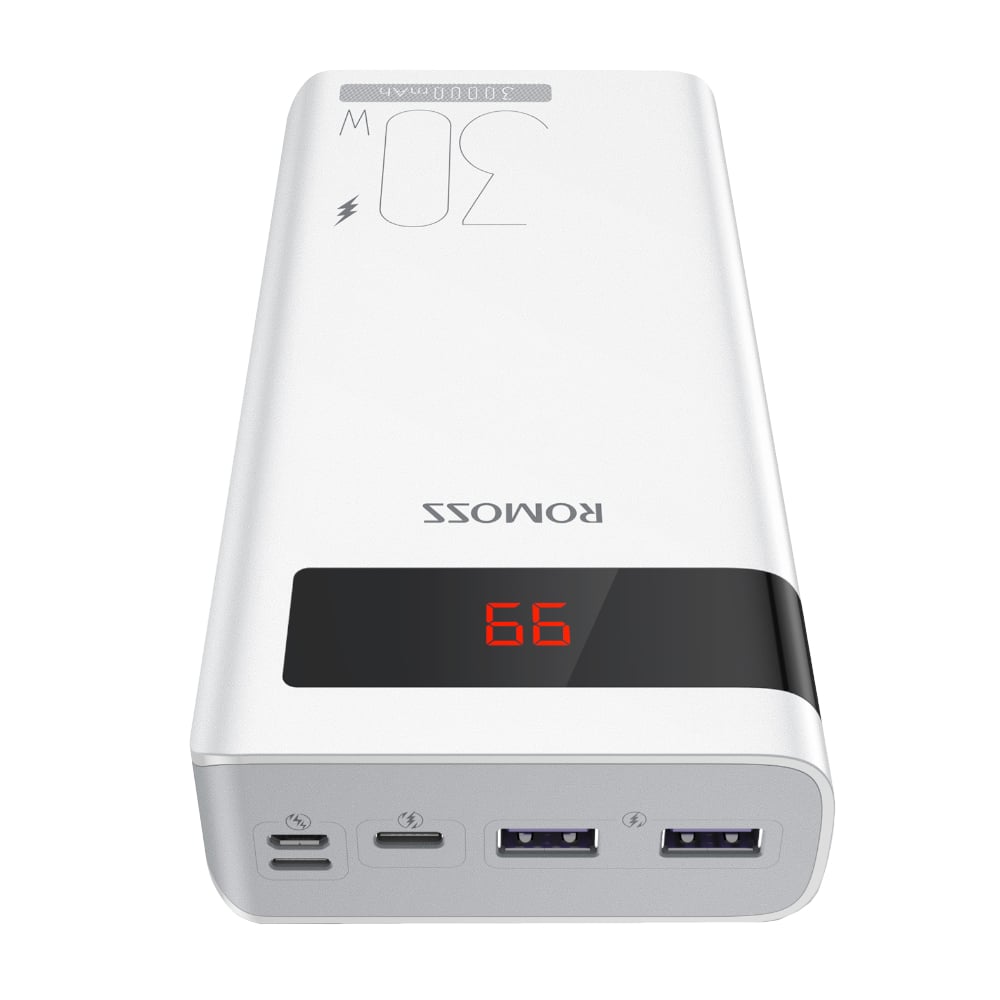 Romoss Sense 8PS Pro 30000mAh 30W Fast Charge Power Bank – White