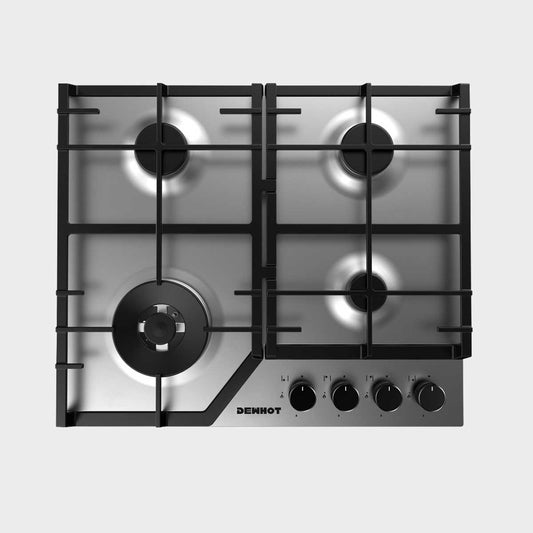 Dewhot 4 Burner Hob Stainless Steel