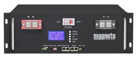 Magneto Lithium-LiFePo4 Rack Mount 48V9,6KWh