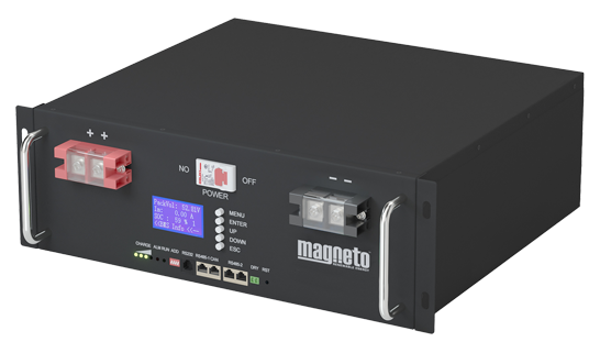 Magneto Lithium-LiFePo4 Rack Mount 48V9,6KWh