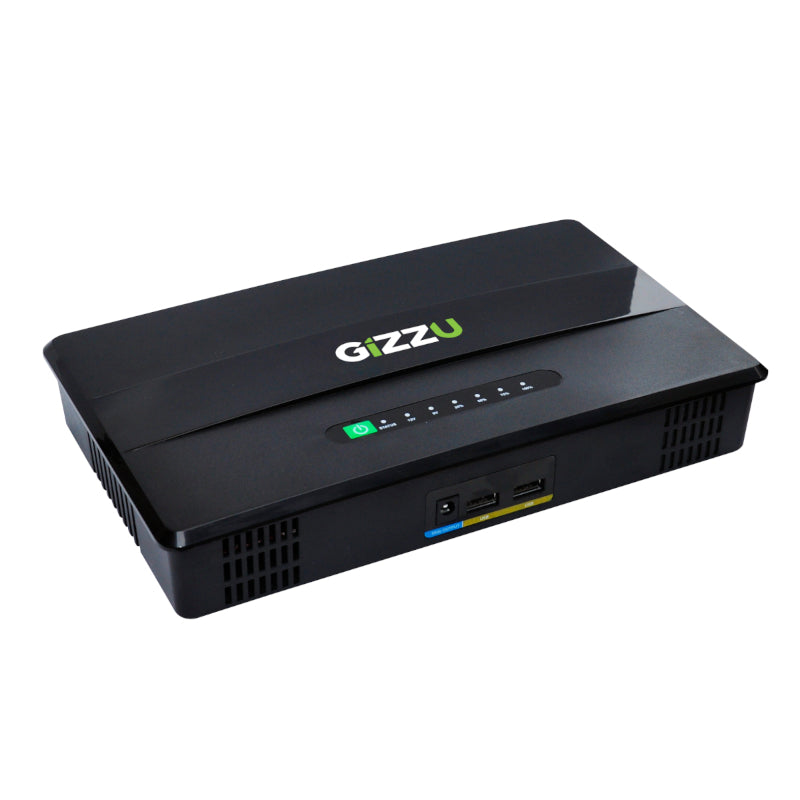 GIZZU 100W 46Wh 14400mAh Mini POE DC UPS - Black