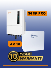 Solis S6 8K Pro Hybrid with 1 x Hubble AM10 - 10-Year Warranty | Limited Time