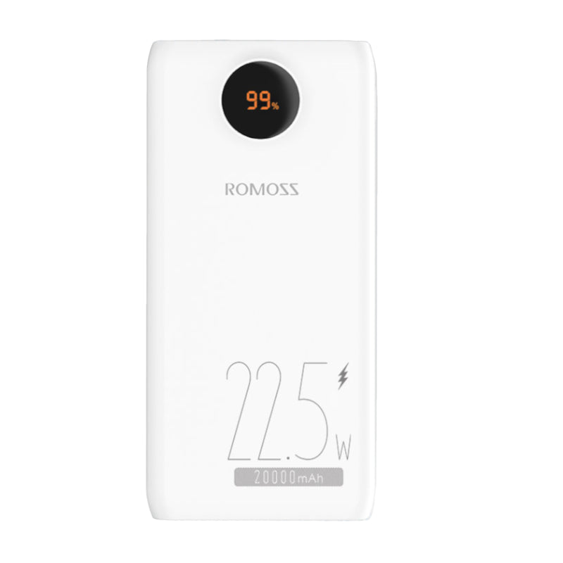 Romoss 20000mah 22.5w Power bank WHT